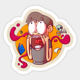 freak boy Sticker